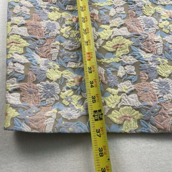 Calvin Klein Floral Pastel Embroidered Sheath Dress Sleeveless Pencil- 2 - Picture 7 of 15